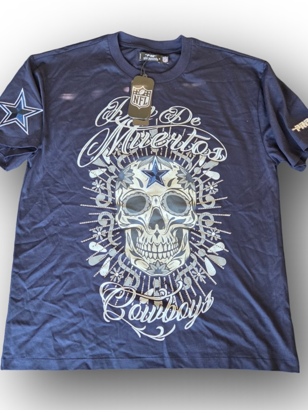 Pro Standard Dallas Cowboys Dia De Los Muertos Tee Size Medium